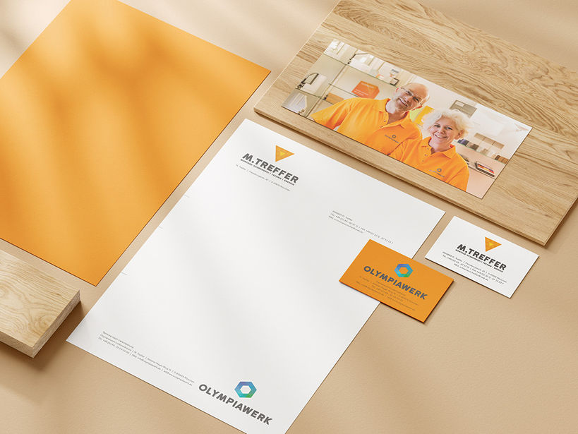 Olympiawerk M. Treffer Geschäftsausstattung