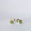 Thumbnail: 4mm peridot stud earrings