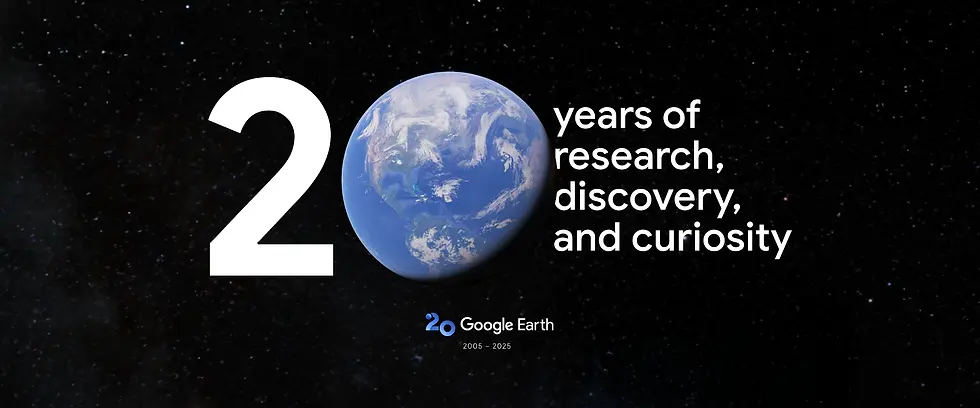Google Earth turns 20