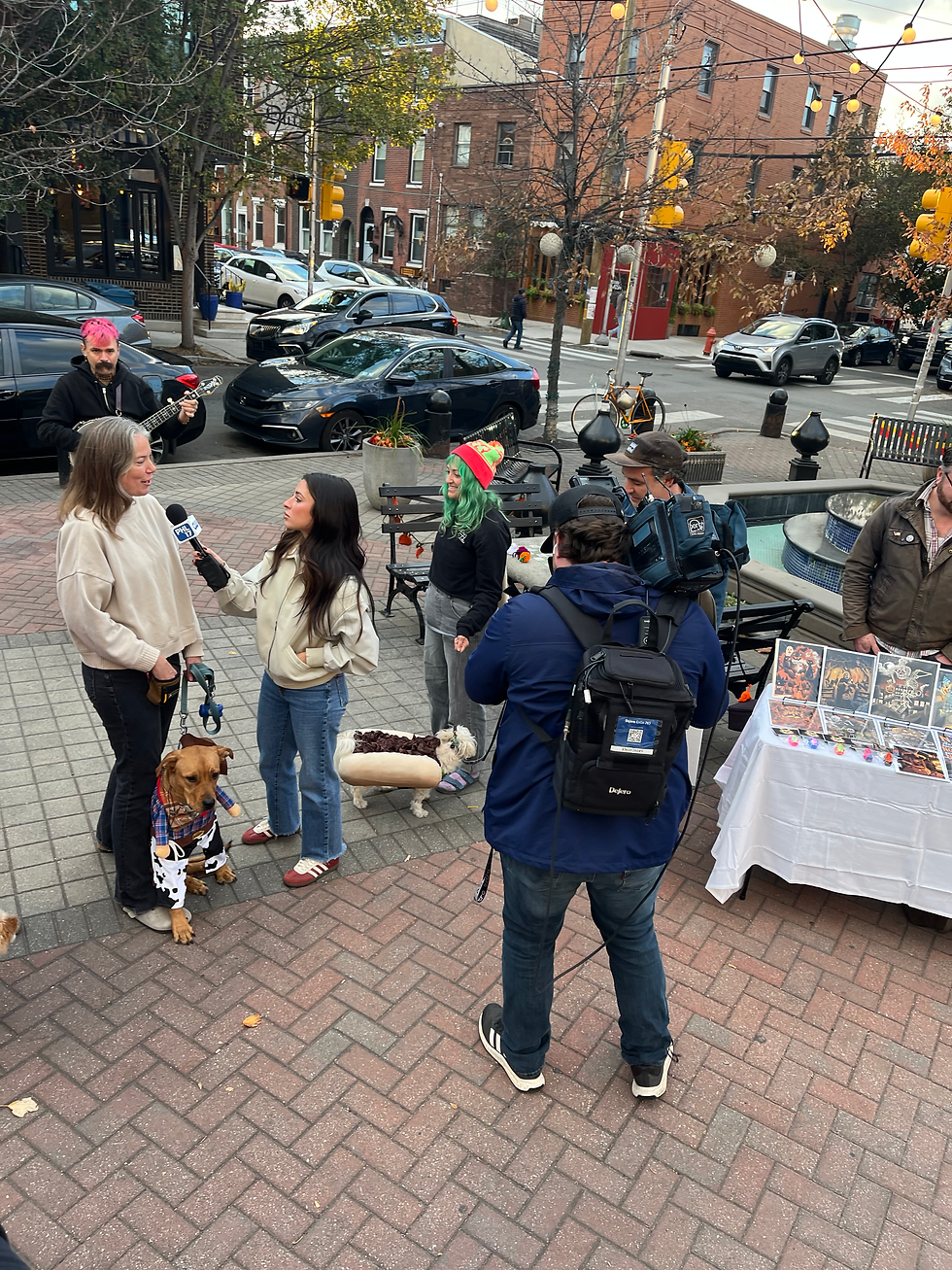 Carrie Maria, owner of The Monster Minders is interviewed by PHL17