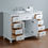 Thumbnail: Abigail Embellished 48" White Single Sink Vanity