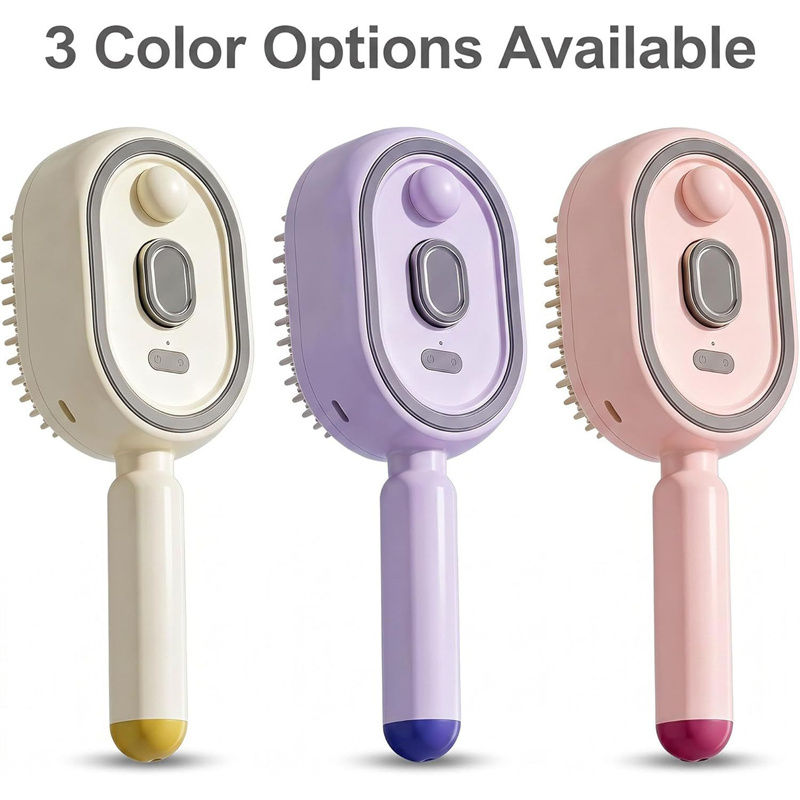 Electric Spray Air Cushions Massage Comb 3 in 1 Self Cleaning Steam Essential Oi
