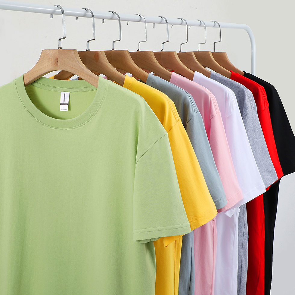 Thumbnail: S-5XL 2026 New Summer 220GSM T-Shirt 100% Cotton Oversized Solid Color for Men a