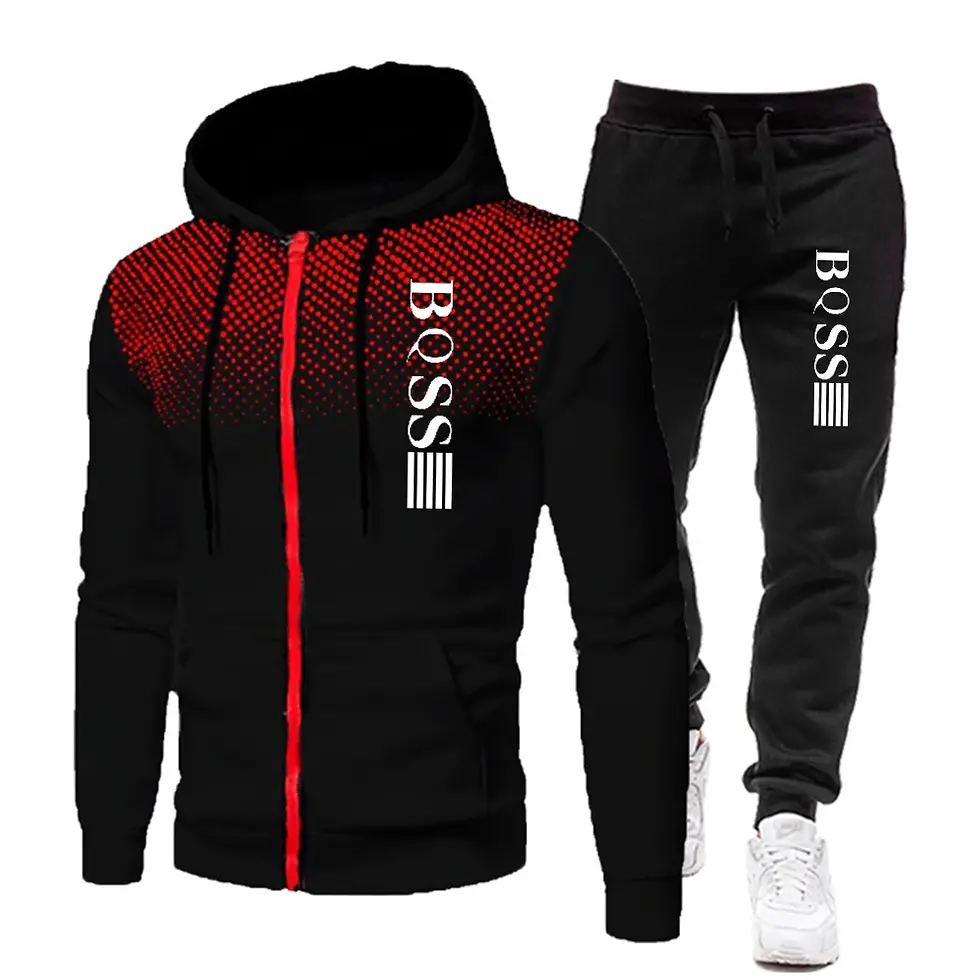 Thumbnail: The new men's tracksuit 2025 features hats and sweatpants, fitness wear, and cas