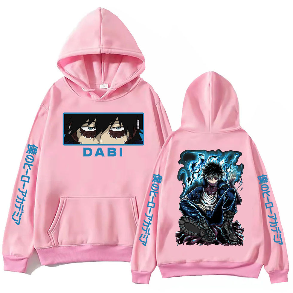 Thumbnail: Anime My Hero Academia Dabi Hoodie Harajuku  Pullover Tops Man Woman  new in hoo