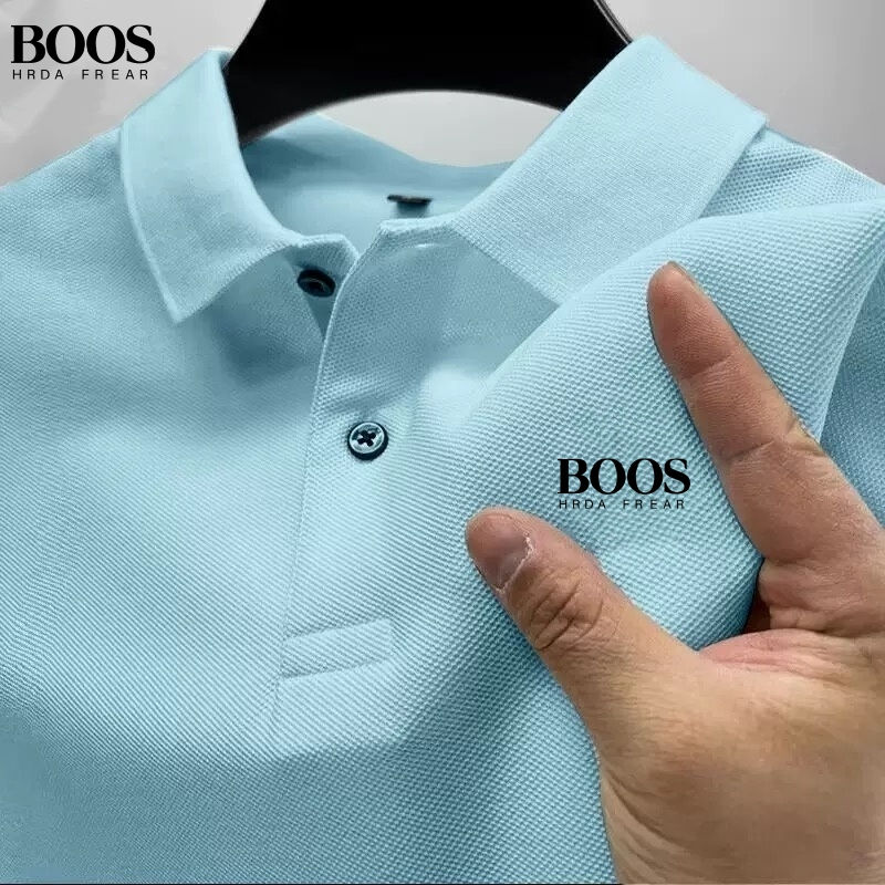 New men's high-quality short sleeved polo shirt, summer fashion, casual, comfort