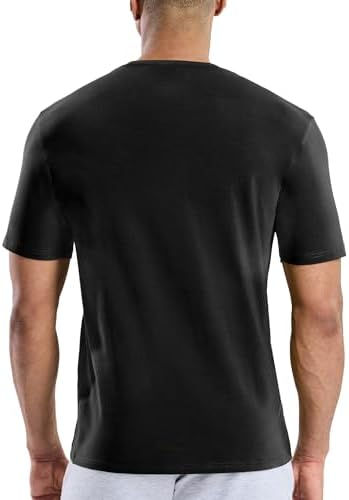 Thumbnail: Men O-Neck T-shirt Polyester Thin Solid Color Fitness Muscle Joggers Bodybuildin