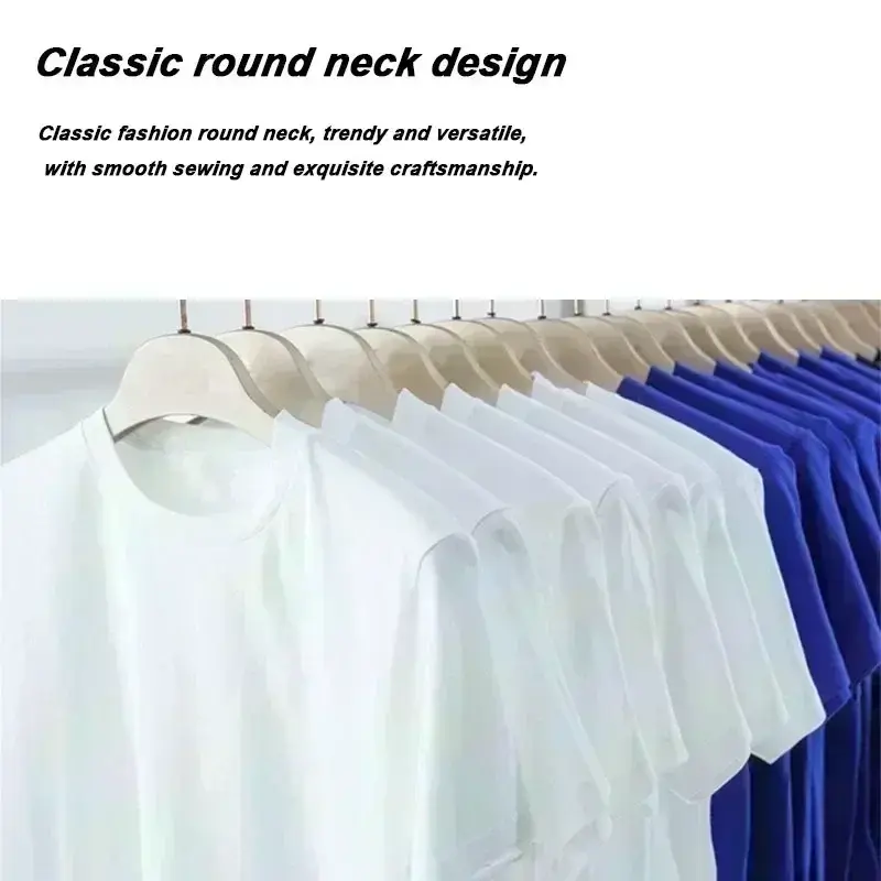 Thumbnail: HOT SALE Poker 'A' Men's Short Sleeve T-shirt Casual Multi-colored Top Cotton Lo