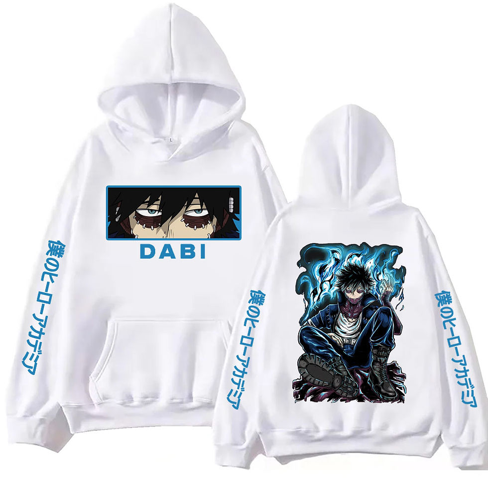Thumbnail: Anime My Hero Academia Dabi Hoodie Harajuku  Pullover Tops Man Woman  new in hoo