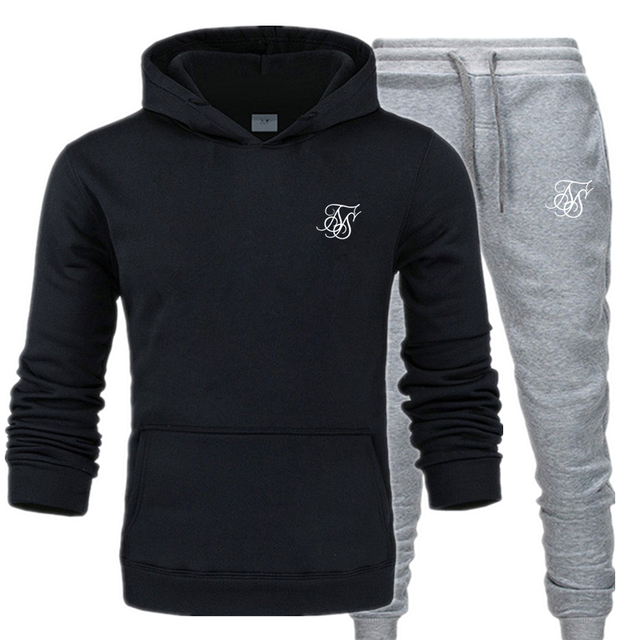 Thumbnail: sik silk Men Brand New Sets Fashion Autumn Spring Sporting Suit Sweatshirt Sweat