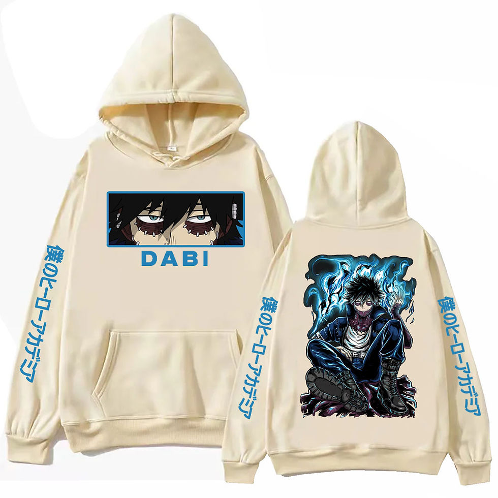 Thumbnail: Anime My Hero Academia Dabi Hoodie Harajuku  Pullover Tops Man Woman  new in hoo
