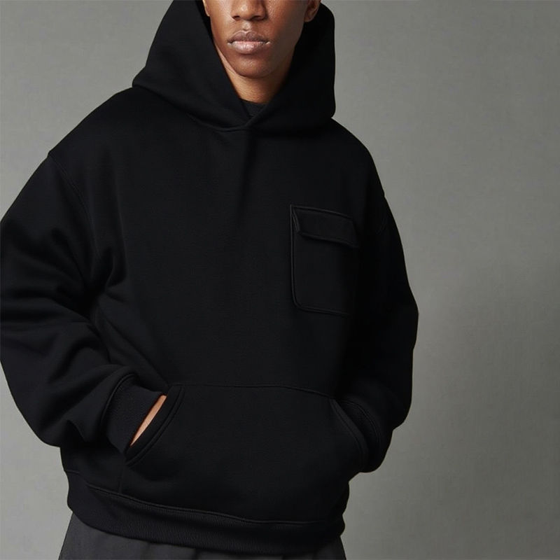 Thumbnail: Casual Hoodies Sweatshirts Men Hooded Hoody Streetwear Brand Tops Male Fashion T