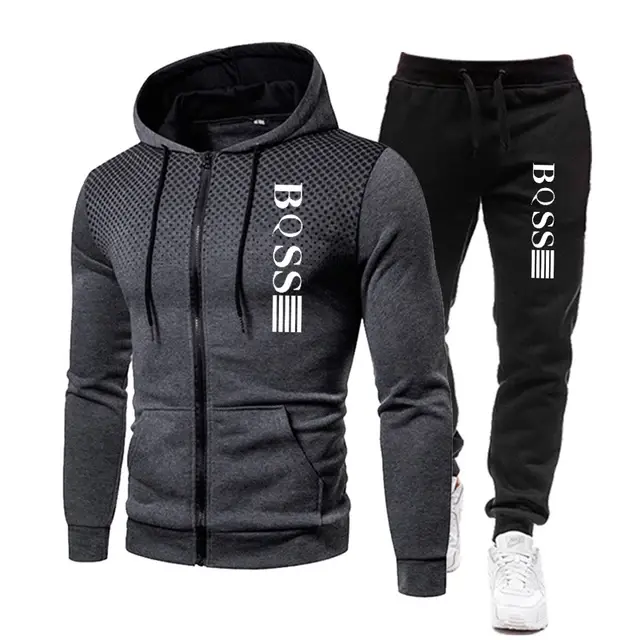 Thumbnail: The new men's tracksuit 2025 features hats and sweatpants, fitness wear, and cas