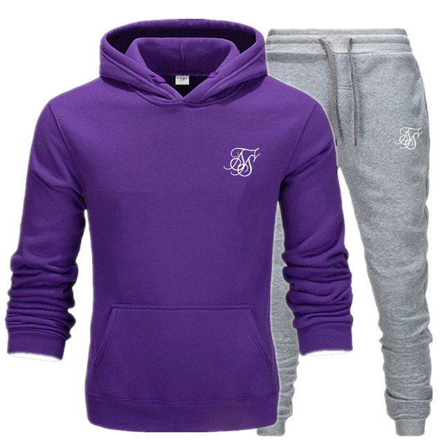 Thumbnail: sik silk Men Brand New Sets Fashion Autumn Spring Sporting Suit Sweatshirt Sweat