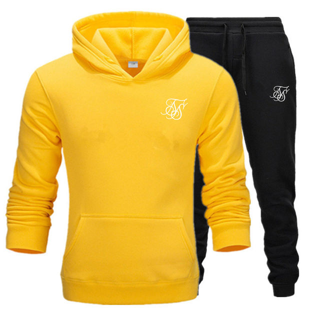 Thumbnail: sik silk Men Brand New Sets Fashion Autumn Spring Sporting Suit Sweatshirt Sweat