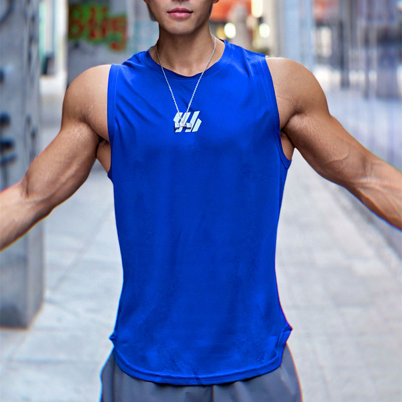 Thumbnail: 2025 newest Summer Gym Vest High Quality mesh Shirt Sleeveless T-shirts Men Tank
