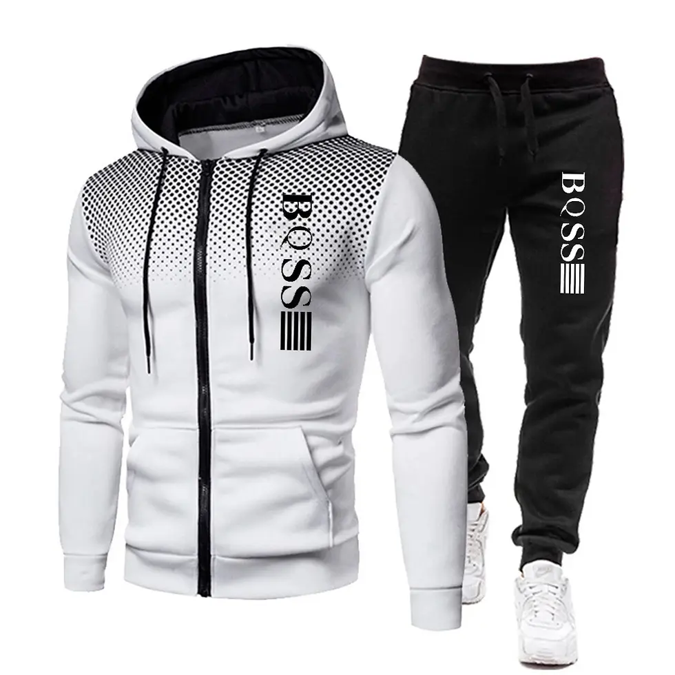 Thumbnail: The new men's tracksuit 2025 features hats and sweatpants, fitness wear, and cas