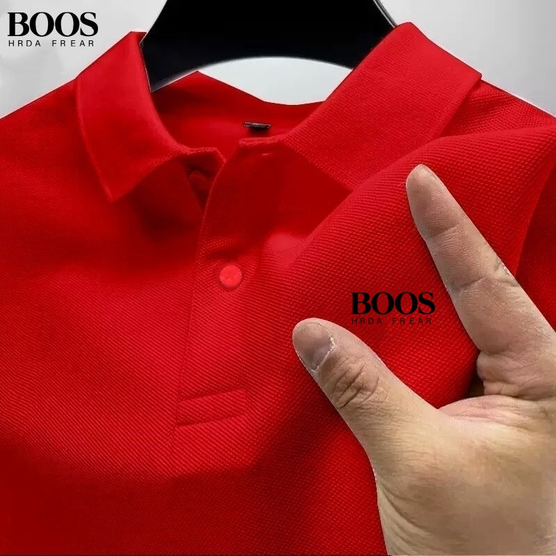 Thumbnail: New men's high-quality short sleeved polo shirt, summer fashion, casual, comfort
