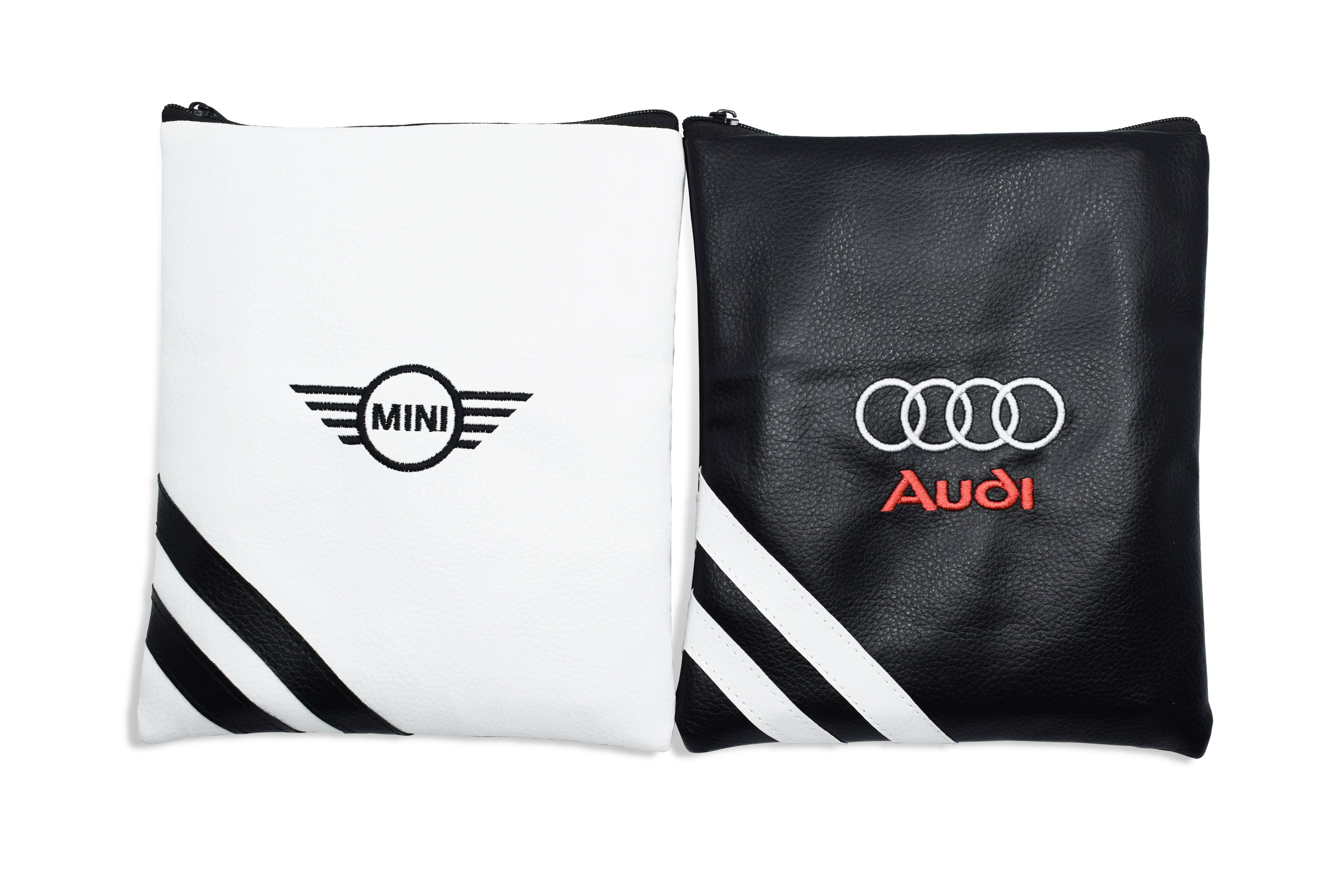 Premium Leatherette Zipped Bags