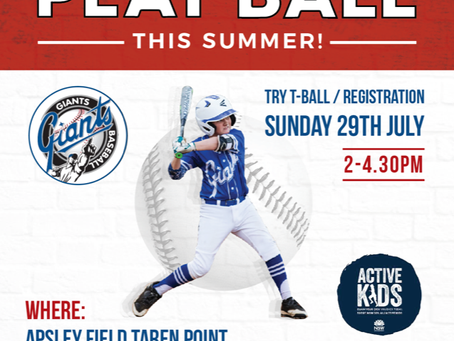 Giants - Play ball this summer