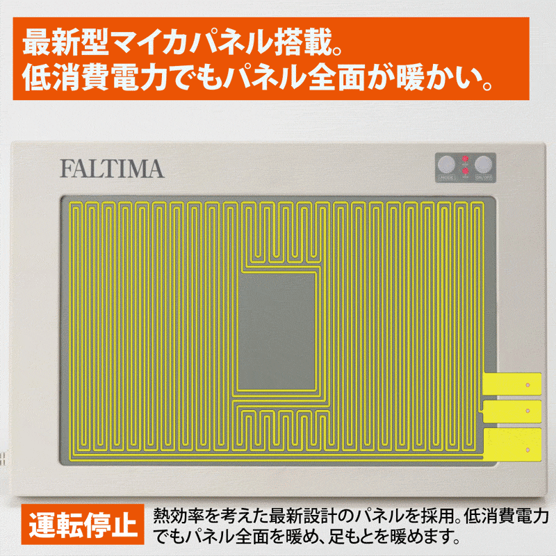 コンパクトパネルヒーター