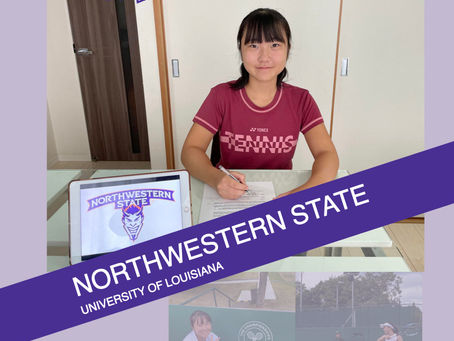 梅田萌果選手、Northwestern State Universityにフルスカラーシップでサイン!