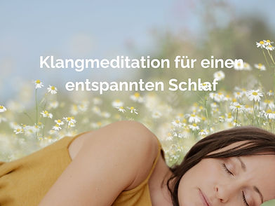 Elisabeth Hornig Kurs - Klangmeditation entspannter Schlaf