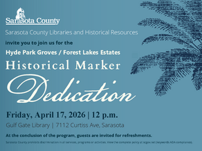 Historical Marker Dedication