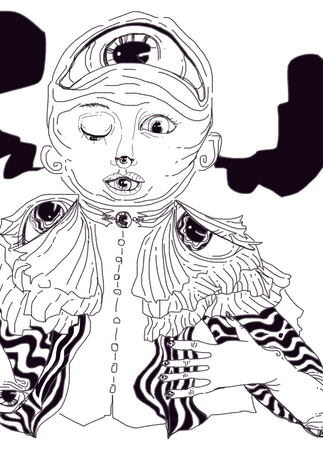 Zine collaboration - prompt 'Eyes' 