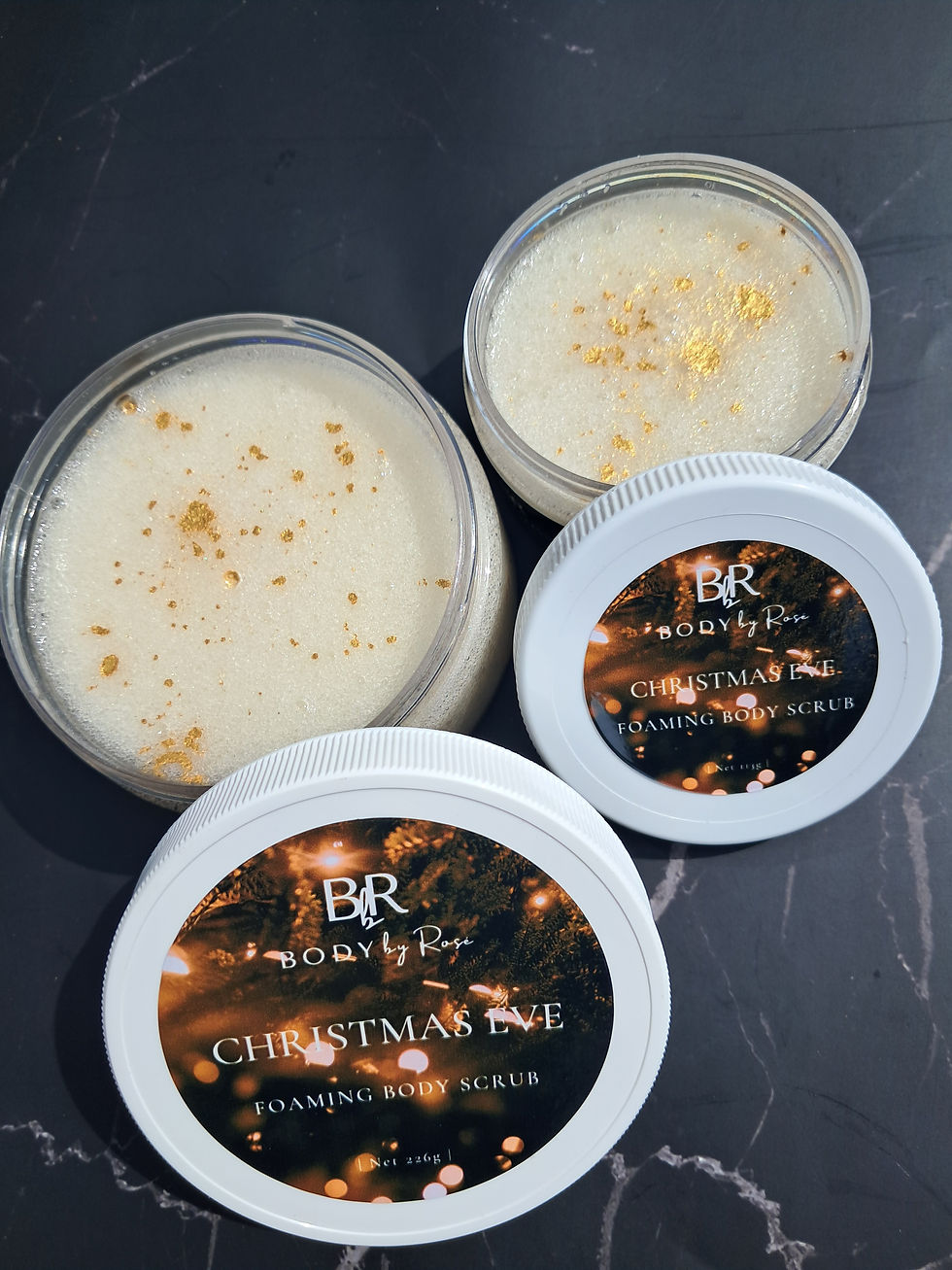 Christmas Eve Foaming Body Scrub