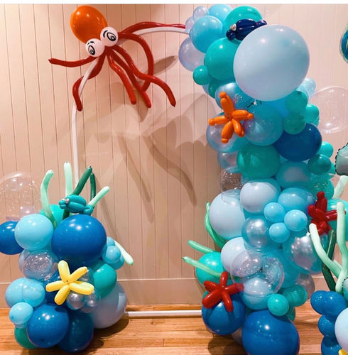 Under the sea theme party balloons