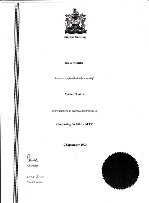 MA Degree Certificate - Ric Mills.png