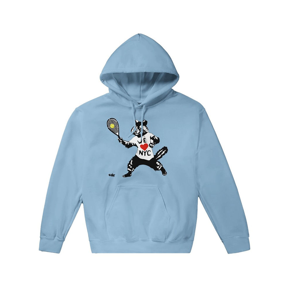 Thumbnail: Hoodie "Tennis Raccoon"