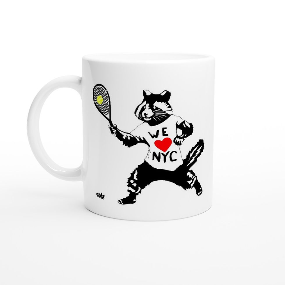 Thumbnail: Mug "Tennis Raccoon"
