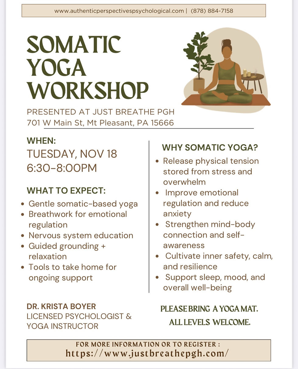 Somatic Yoga Workshop