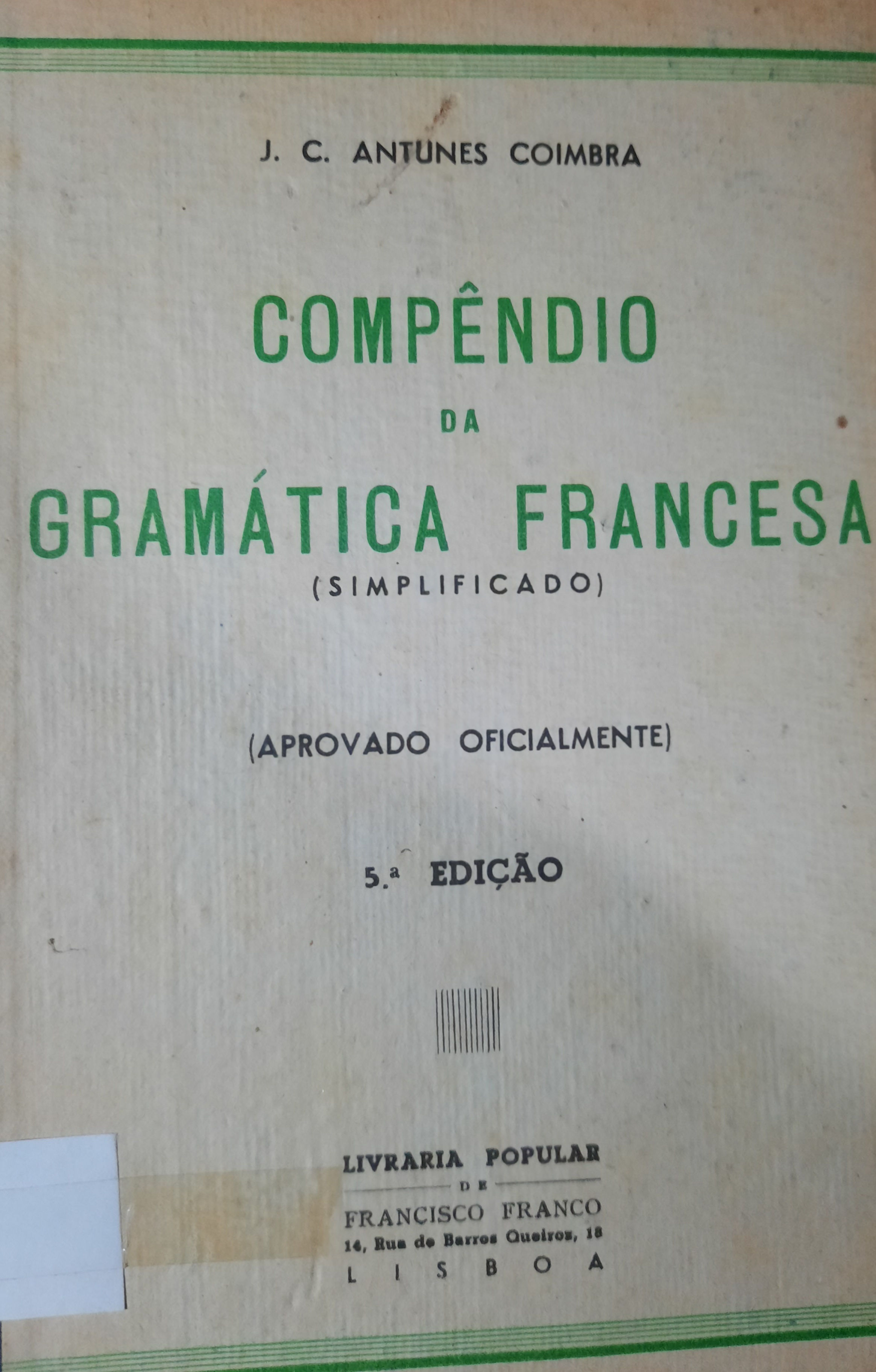 Compêndio da gramática francesa - PDF - Consulta
