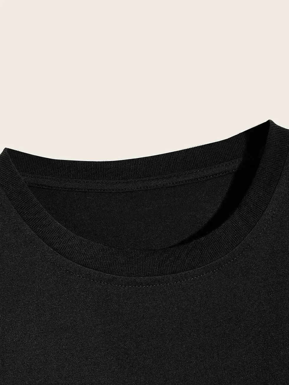 Thumbnail: Men's Casual Crew Neck Rose Print T-Shirt (Regular/Oversize)