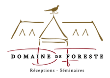 Logo du Domaine de Foreste, salle de réceptions Picardie