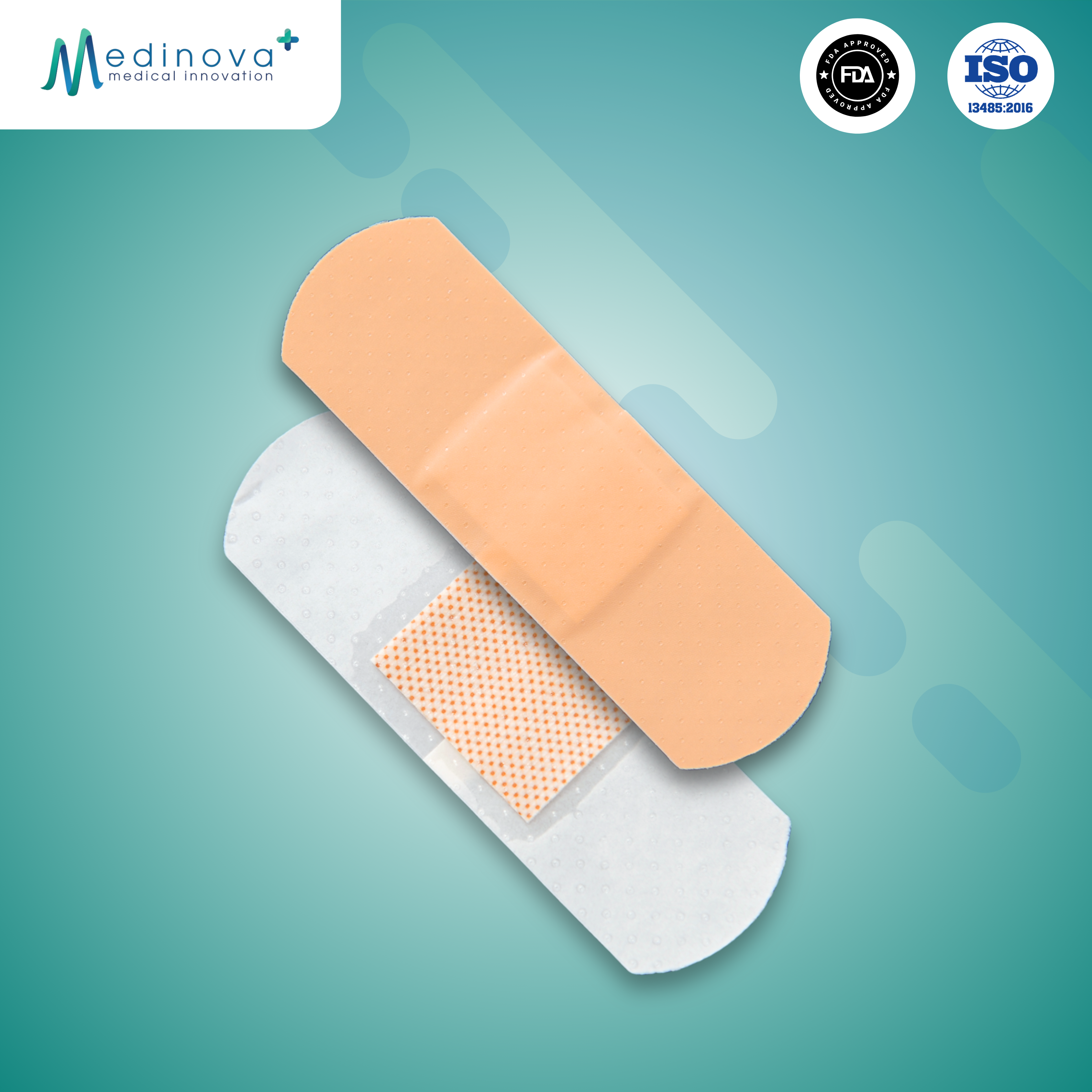 1" x 3" PU adhesive bandage with dot pad, transparent, waterproof, and breathable for minor wound care