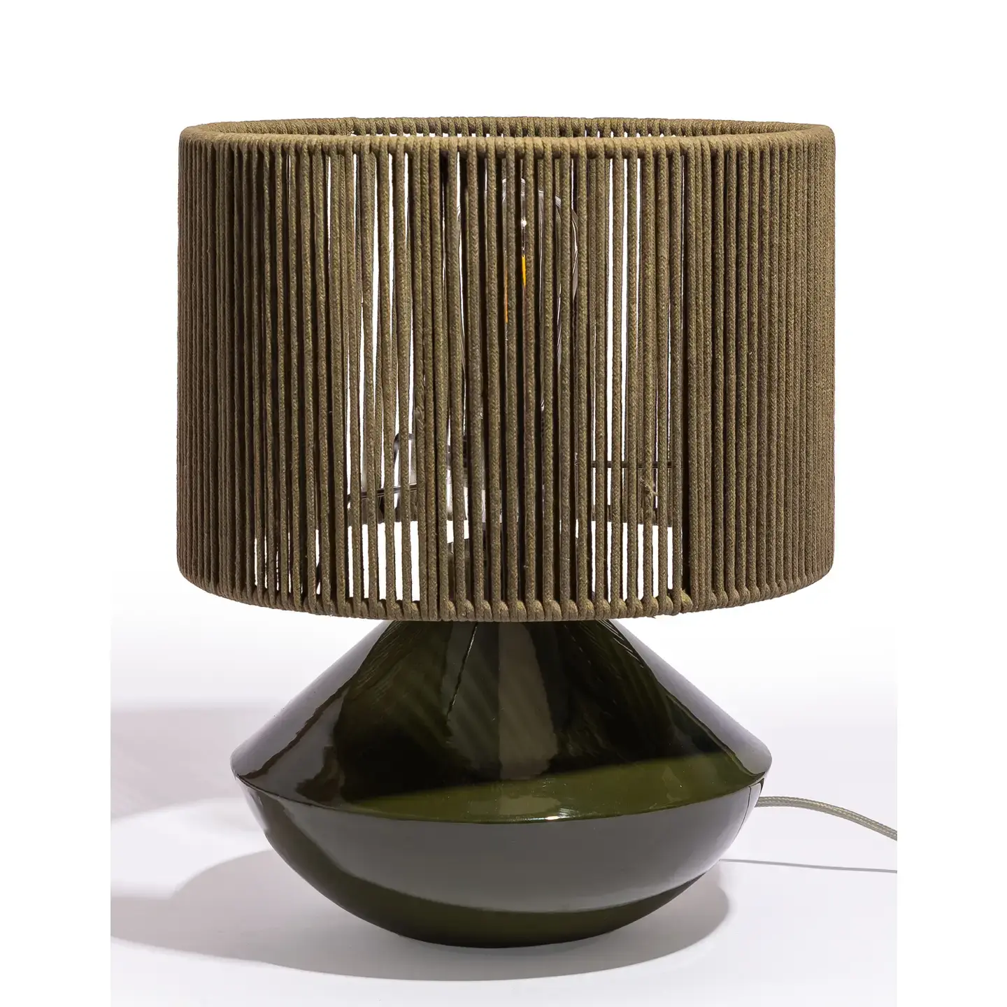 Forest Green Table Lamp