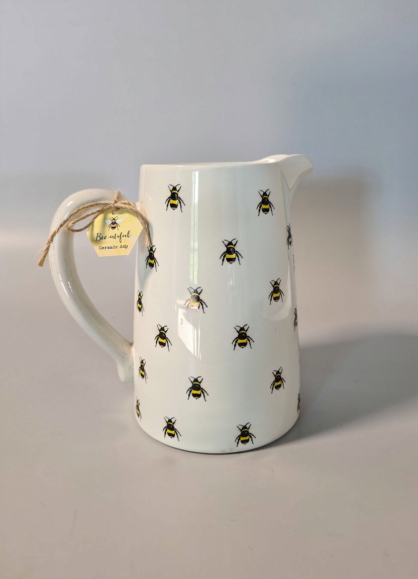 Bee-utiful ceramic jug