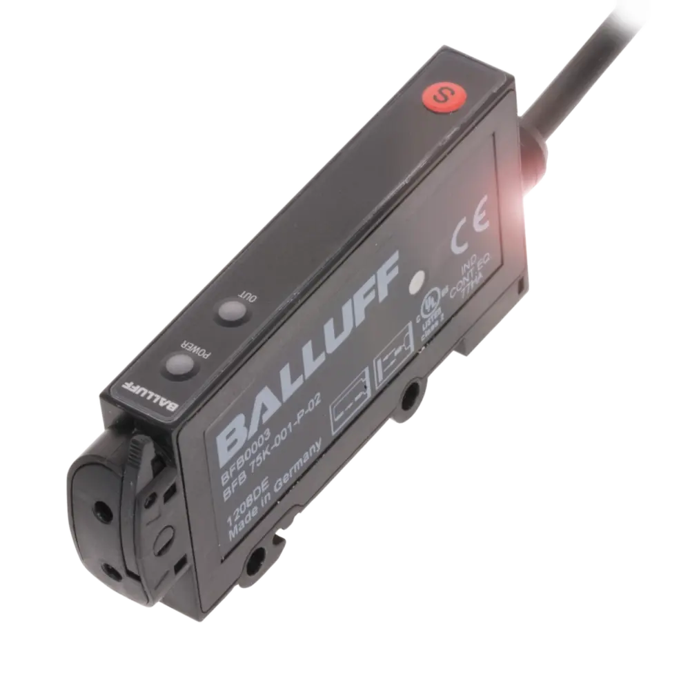Balluff BFB0003 Bfb 75K‑001‑P‑02 Optoelektronik Sensör – Fiber Optik Baz Ünitesi