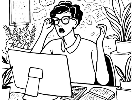 Woman annoyed