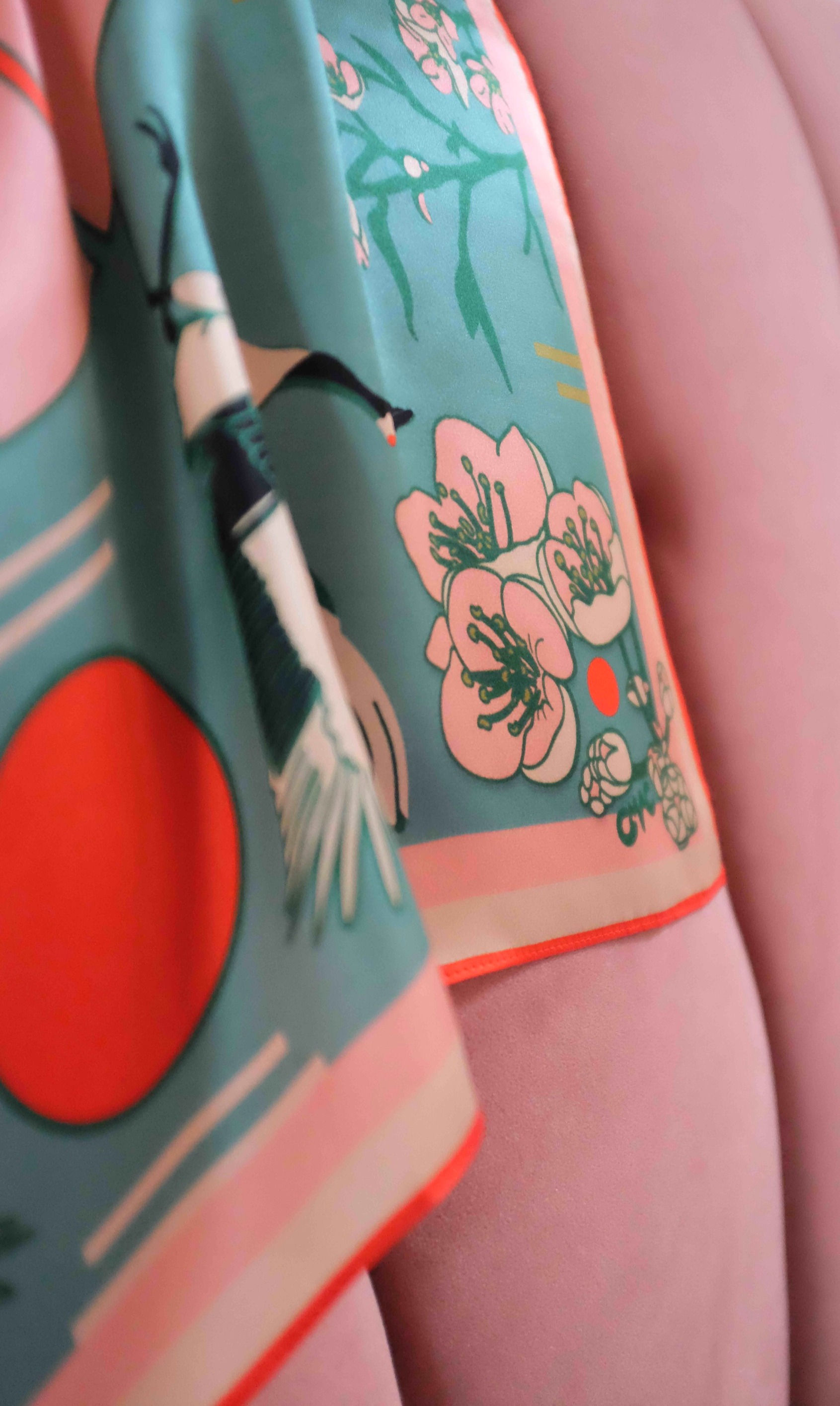 'HOPE SPRINGS ETERNAL' Silk Scarf