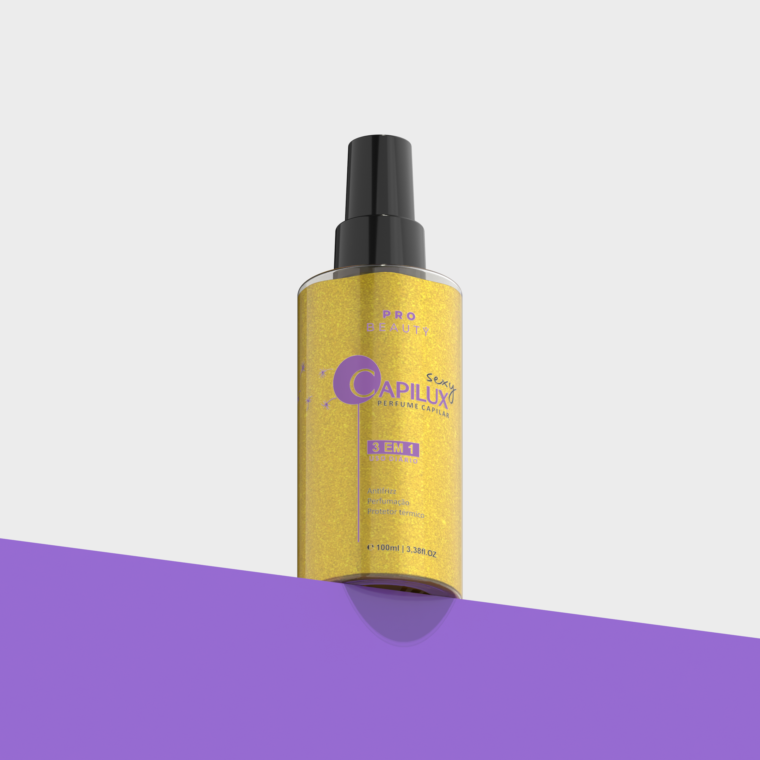 Capilux Sexy Perfume Capilar Dourado 100ml