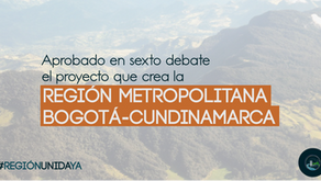 Aprobado en sexto debate el proyecto Región Metropolitana