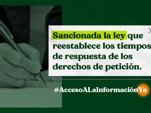 Ley de #AccesoALaInformaciónYa