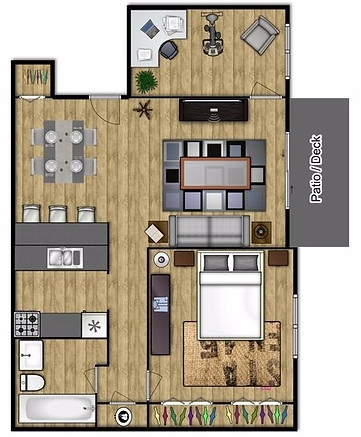 1 Bedroom, 1 Bath West Lafayette Apartment