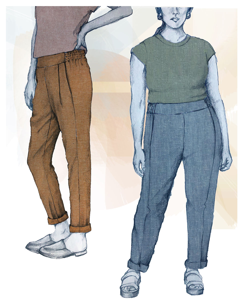 The Calyer Pants PDF Sewing Pattern
