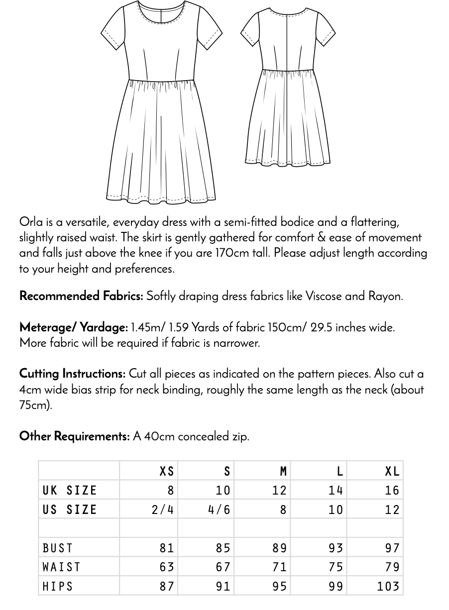 Thumbnail: The Orla Dress - Free PDF Sewing Pattern